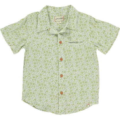 Green Floral Shirt