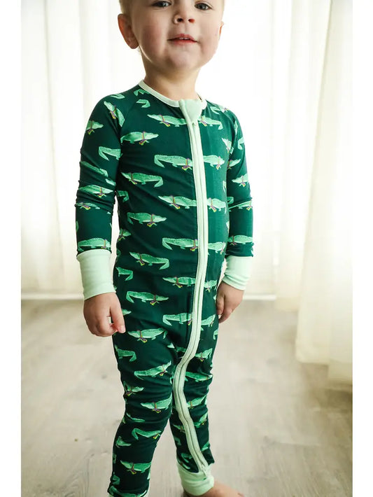 Mardi Gator zip PJ's