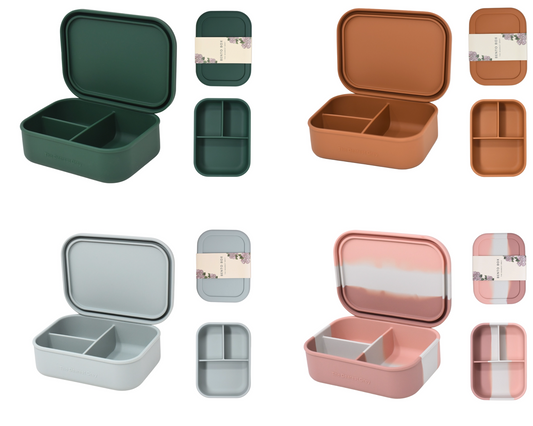 Divided Silicone Bento Lunch Box