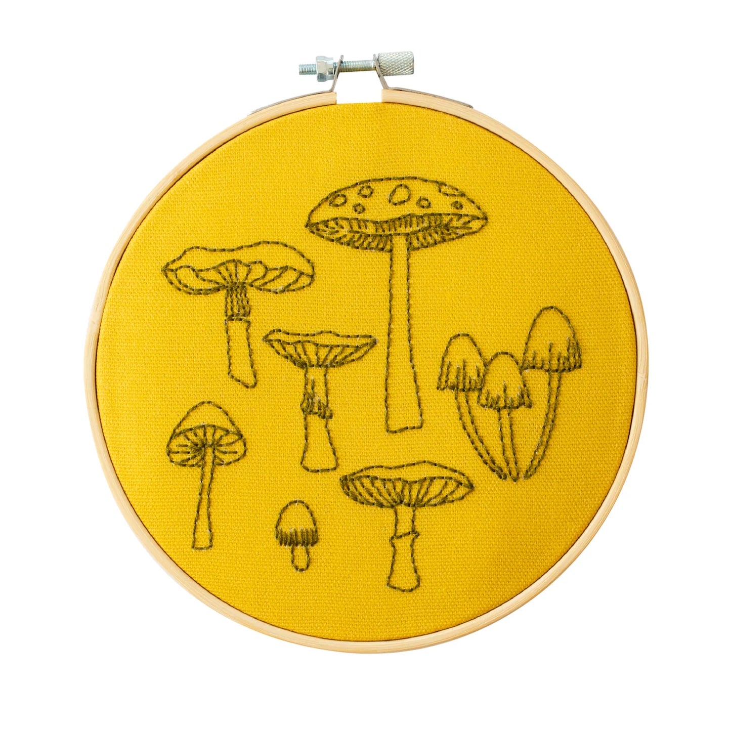 Fungi Embroidery Hoop Kit