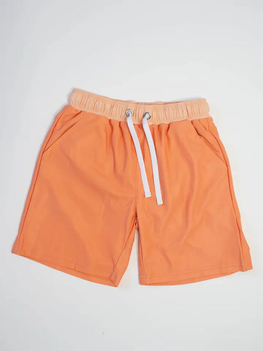 Orange Sherbet Swim Trunks