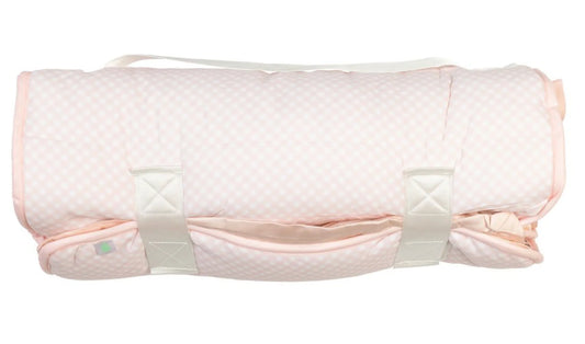 Pink Gingham Nap Mat