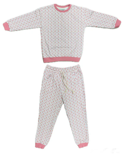 Pink Floral Jogger Set