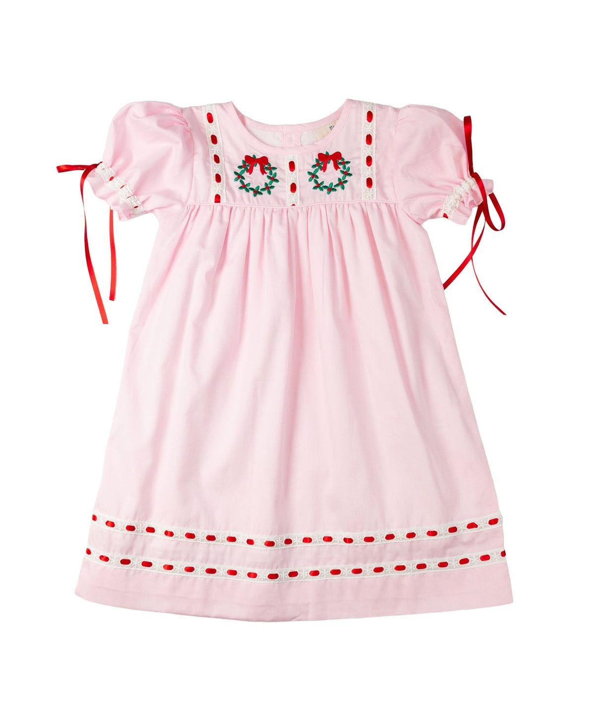 Dress w/wreath and bows
