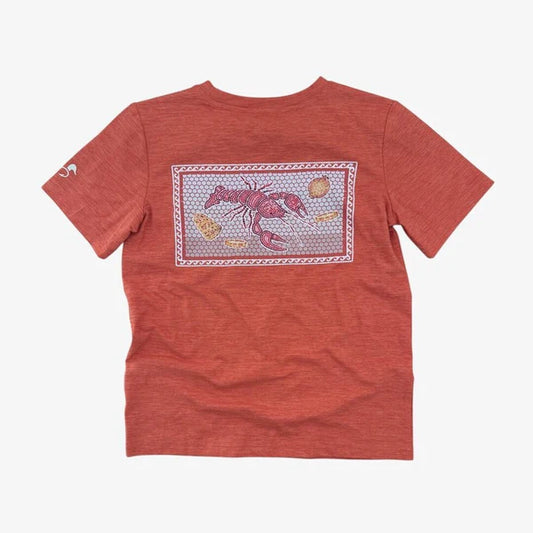 Ridge Athletic Tee - Crawfish Mosaic