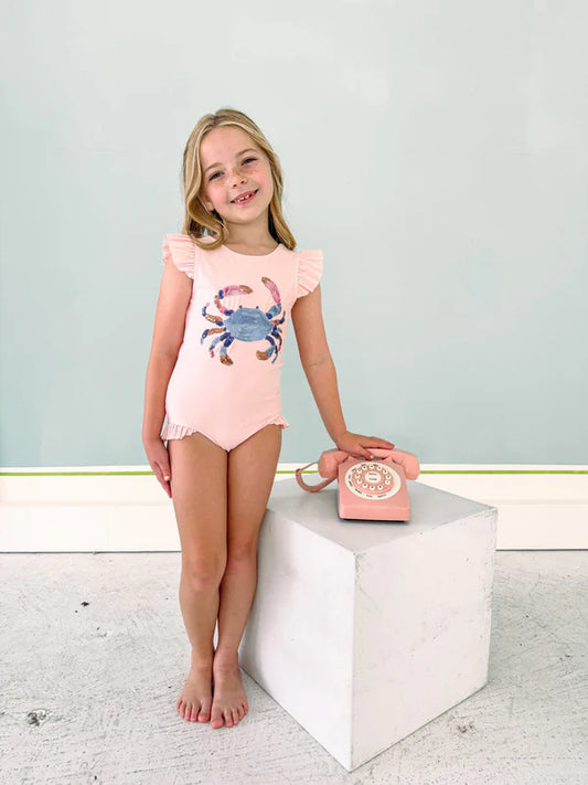 Rosalie Swimsuit - Sequin Crab