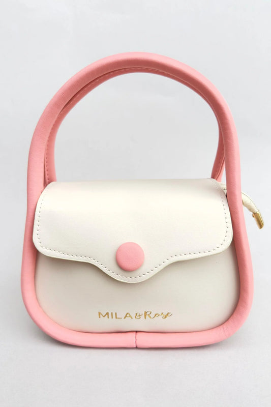 Rose Pink/Coconut Classy Purse