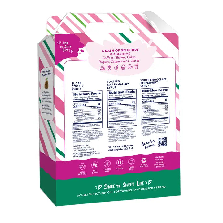 Holiday Barista Syrup Trio - Sugar Free Gift Set