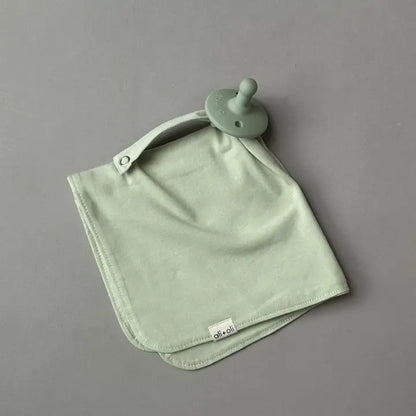 Lovey Blanket Pacifier Holder - Sage