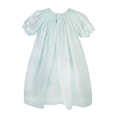 Smocked Daygown w/Raglan Embroidery & Bonnet