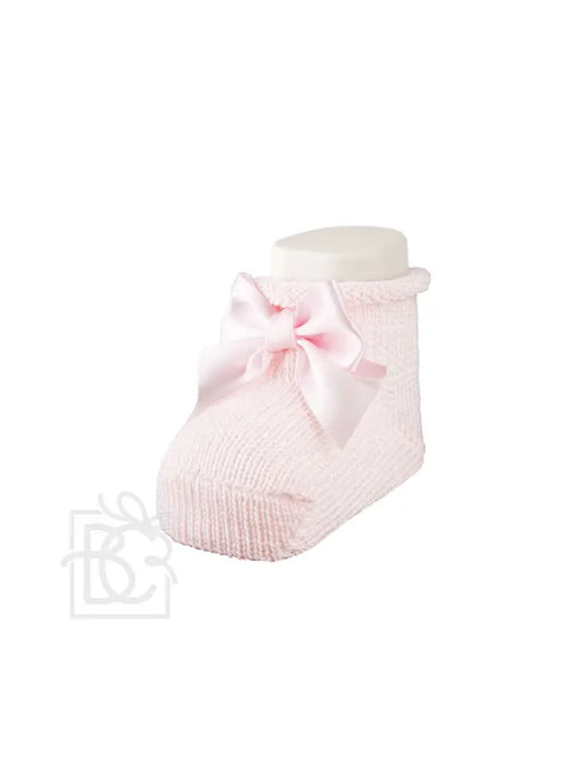 Pink Bow Socks