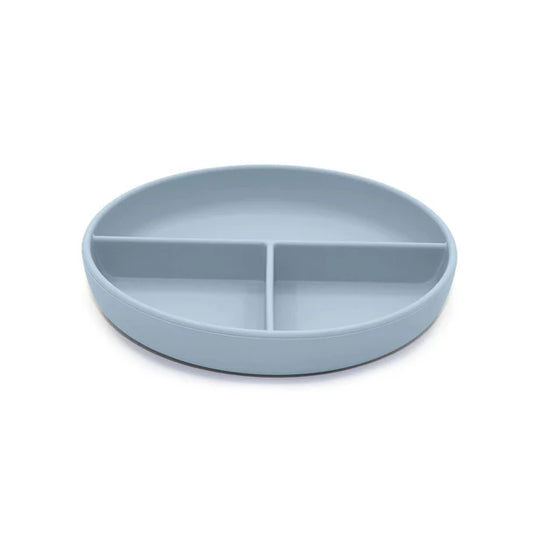 Nouka Divided Suction Plate - Lily Blue