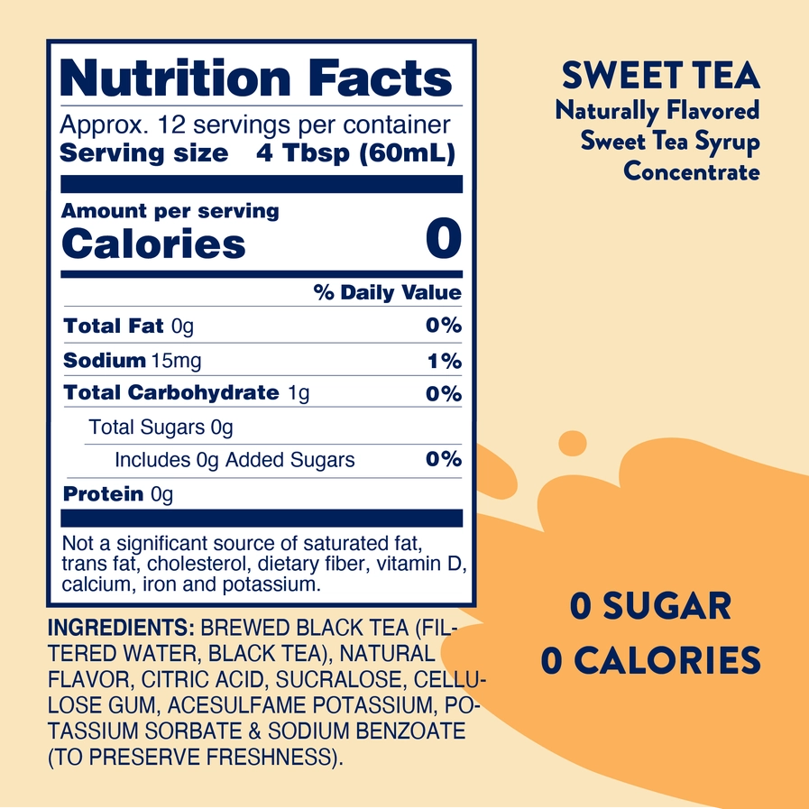 Sugar Free Sweet Tea Syrup