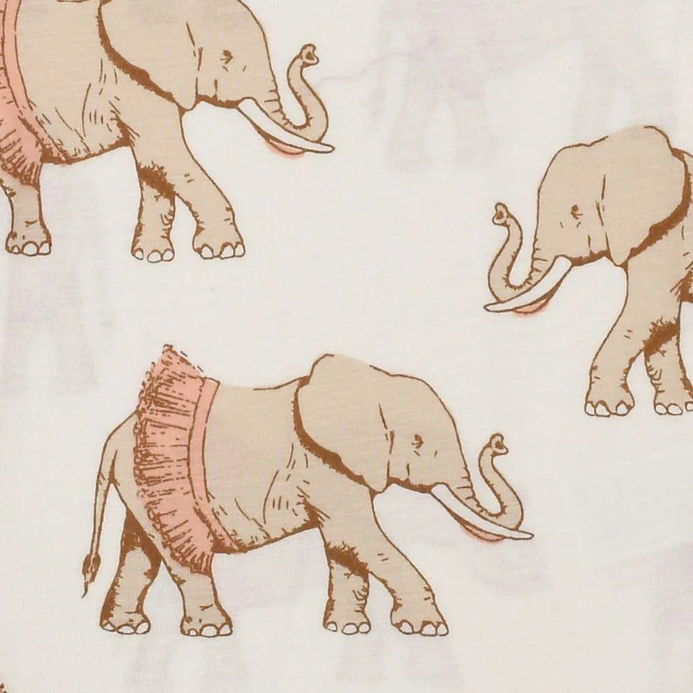 Bamboo Kerchief Bib - Tutu Elephant