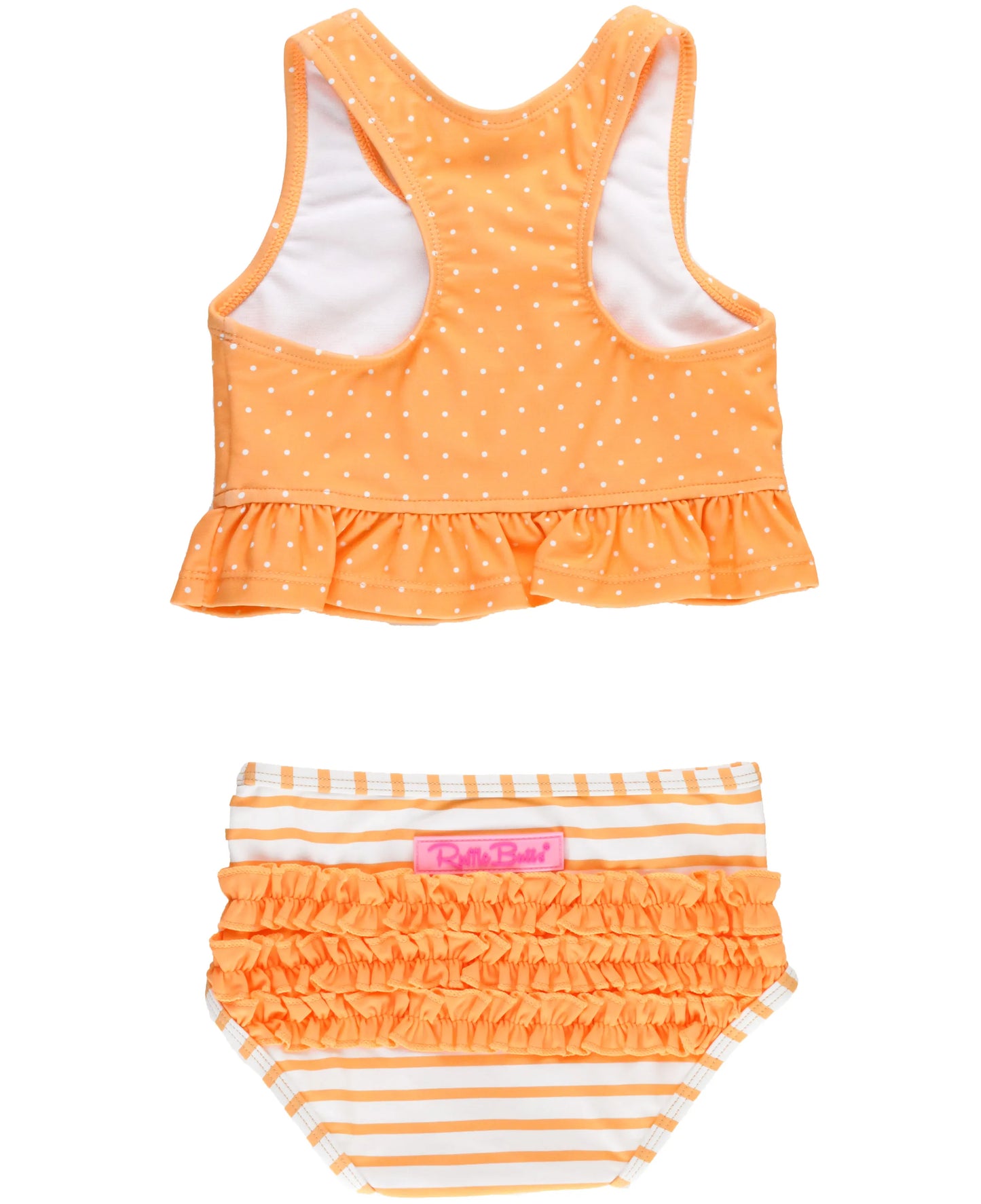 Melon Polka Dot Tankini