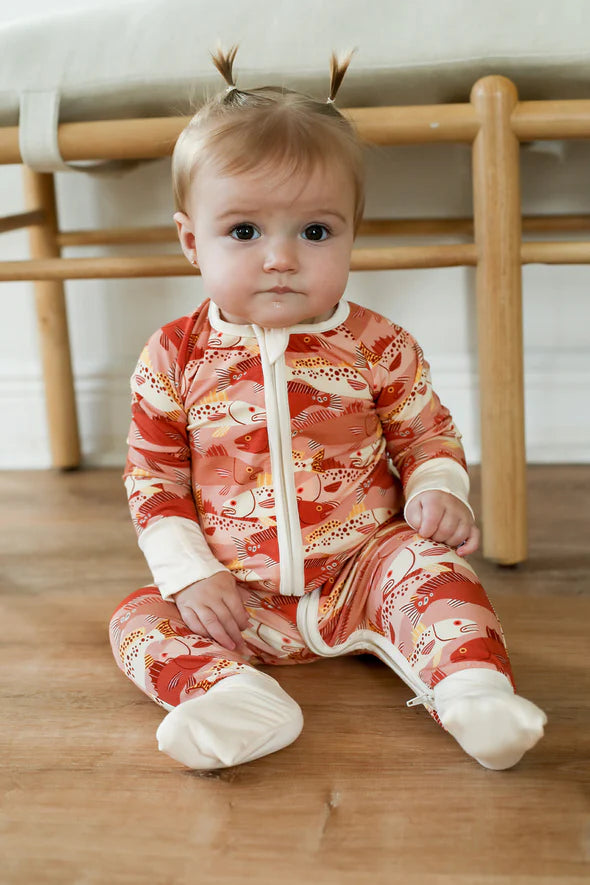 Redfish Zipper Bamboo PJ's