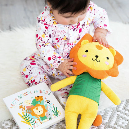 Lion Toy & Book Gift Set