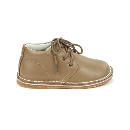 Logan Mid-Top Lace Up Shoe- Mocha