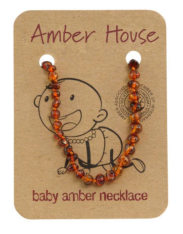 Cognac Baby Necklace