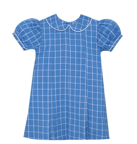 Blue Reese Dress- Blue Plaid