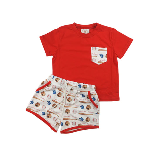 Baseball Short Set