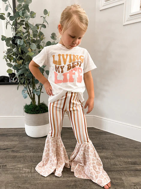 Charlotte Stripe Bell Bottoms