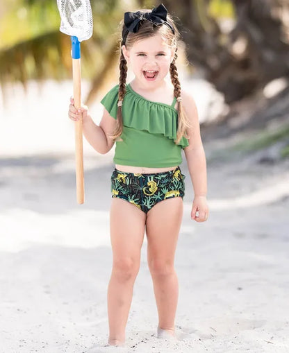 Safari ruffle tankini