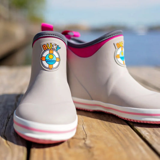 Buoy Boots Grey/Pink