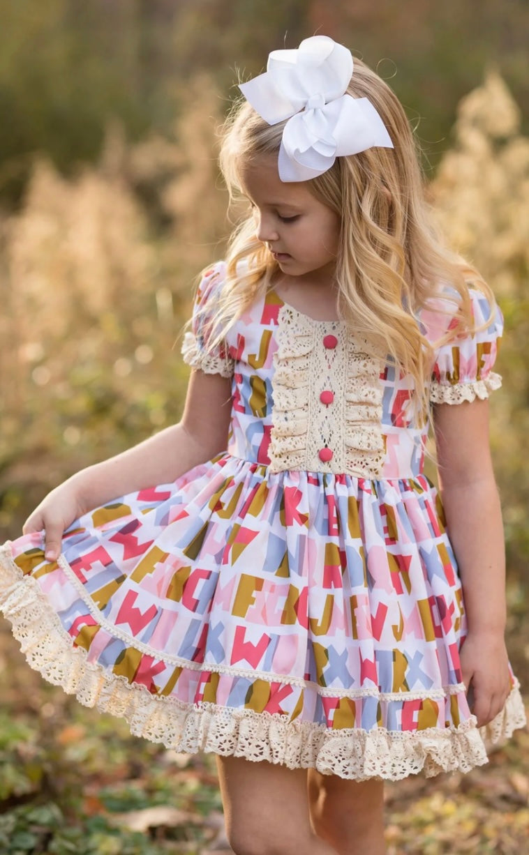 Back to school (ABC) Dress